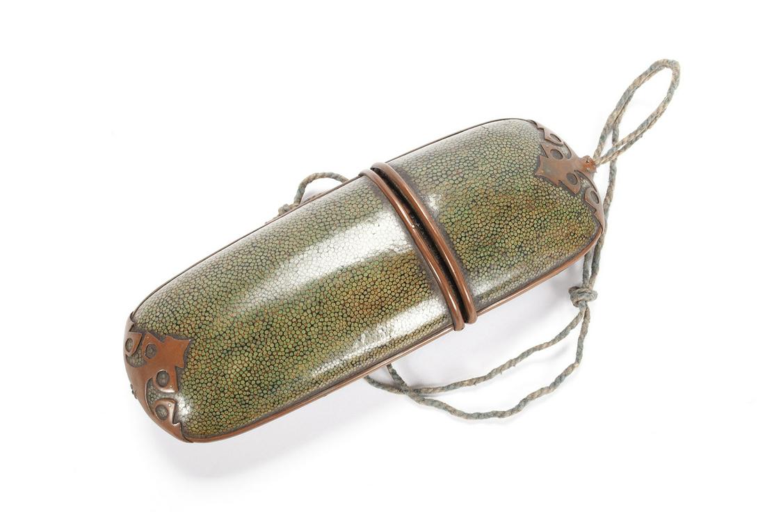 CHINESE QING SHAGREEN (SHARK SKIN) EYEGLASS CASE (1 of 4)