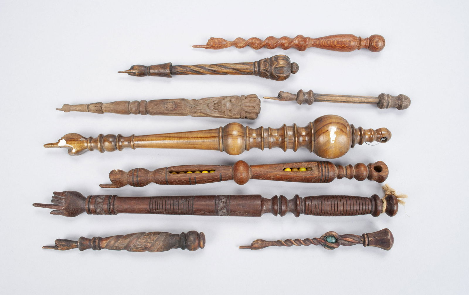 COLLECTION OF WOODEN YADS/TORAH POINTERS (1 of 5)