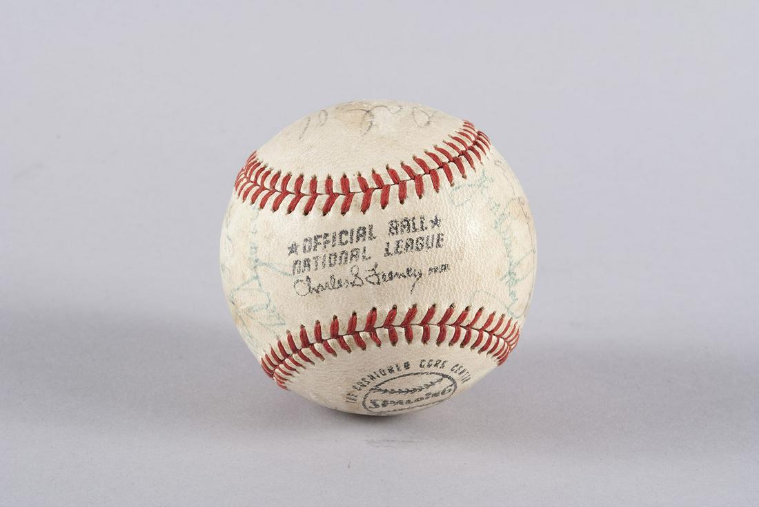 ST. LOUIS BASEBALL CARDINALS MULTI-SIGNED FEENEY BASEBALL (1 of 7)