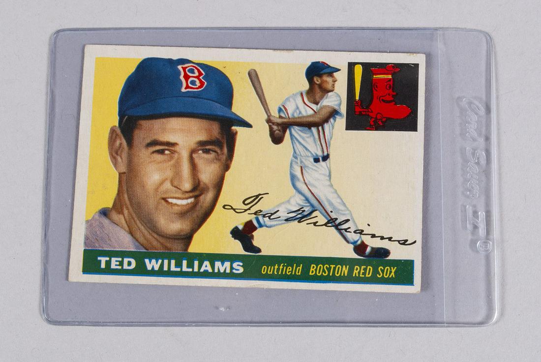 TED WILLIAMS 1955 TOPPS #2 BASEBALL CARD (1 of 2)