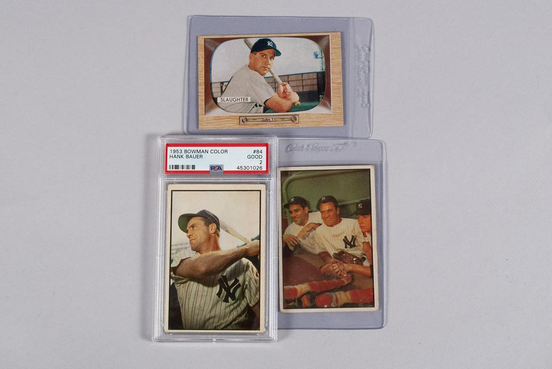 THREE BOWMAN BASEBALL CARDS (1 of 3)