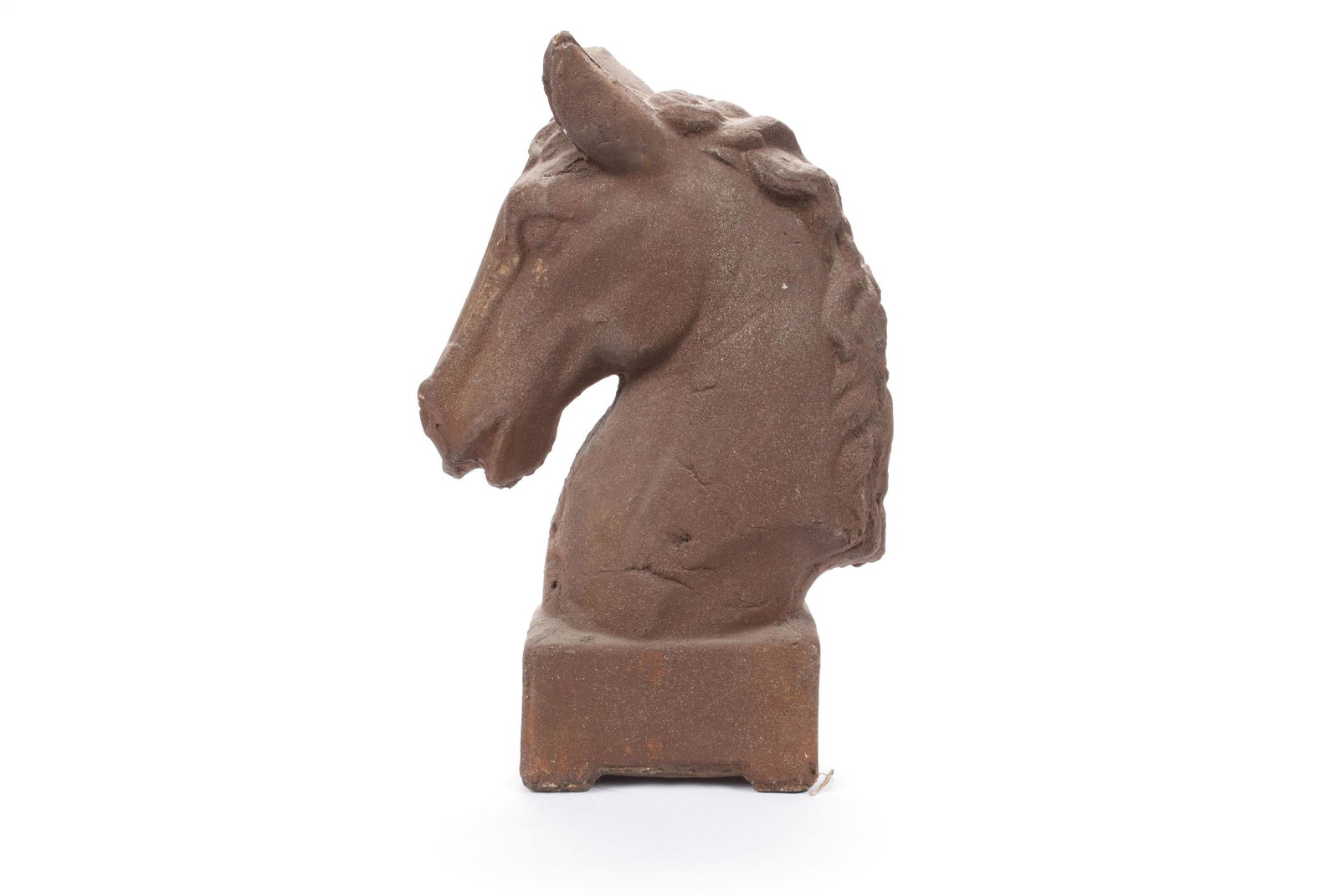 CAST IRON CHESS KNIGHT STATUE (1 of 4)