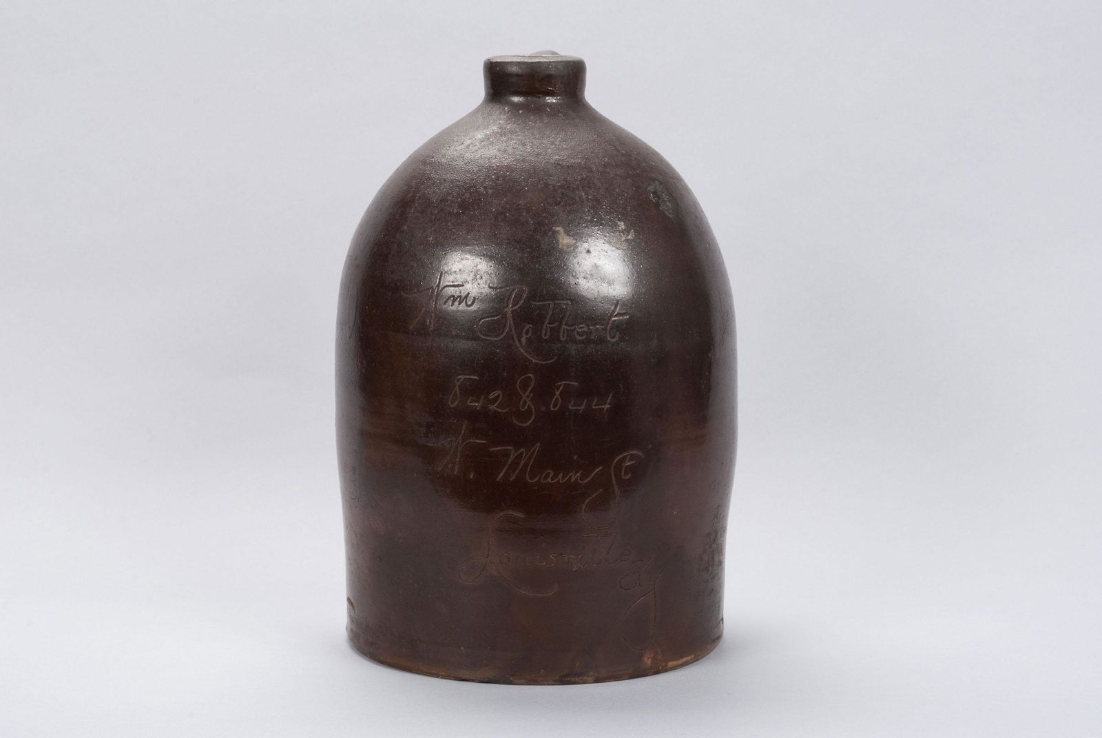 ANTIQUE AMERICAN STONEWARE JUG (1 of 7)