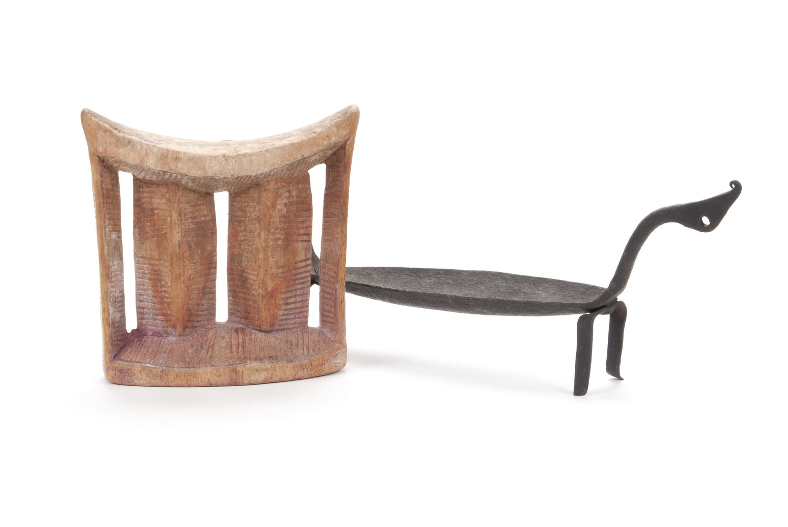 TWO PIECES OF AFRICAN TRIBAL ART (1 of 6)