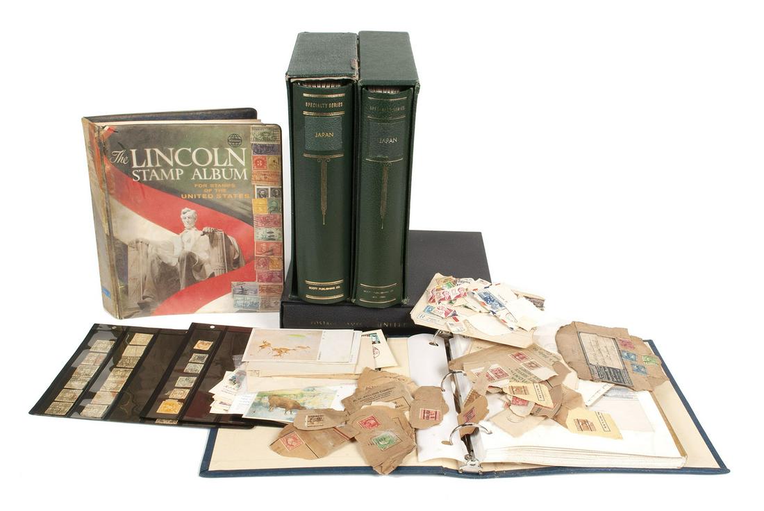 STAMP COLLECTION JAPAN AND USA (1 of 9)