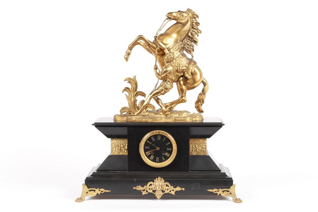 JAPY FRERES FRENCH MANTEL CLOCK (1 of 7)