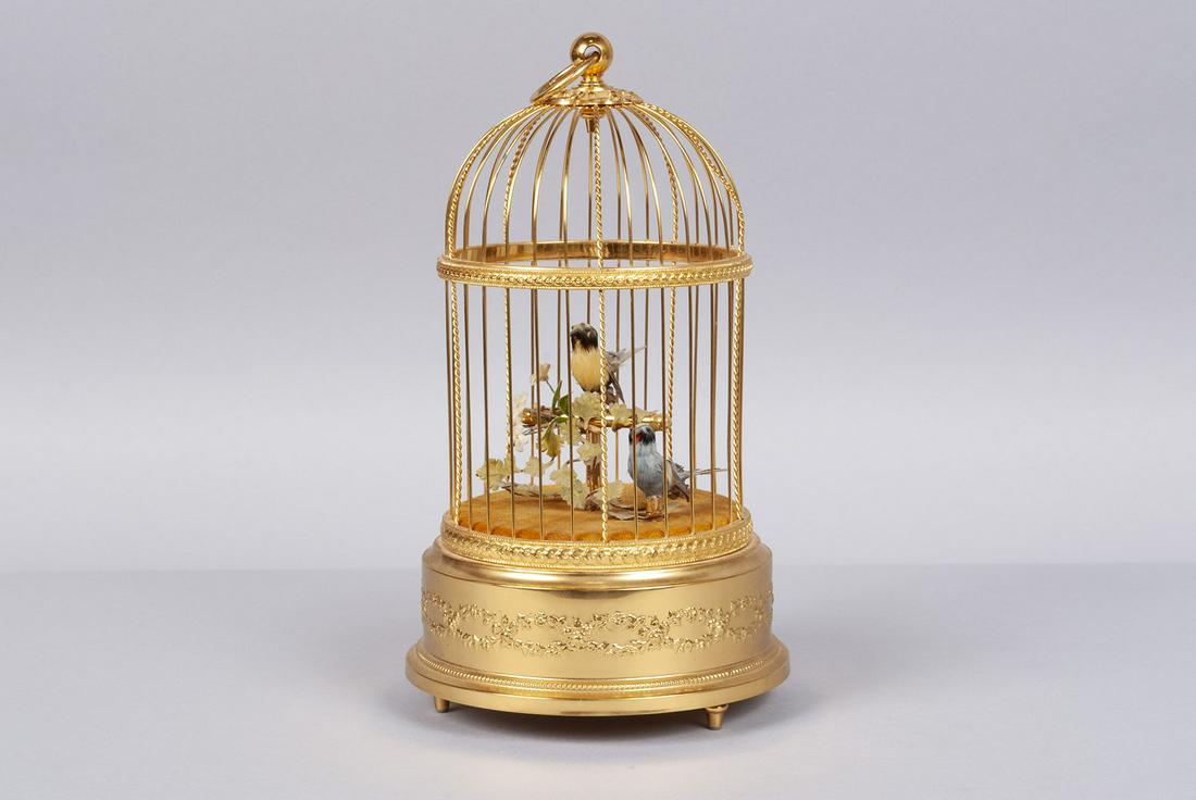 REUGE AUTOMATON SINGING BIRD CAGE (1 of 10)