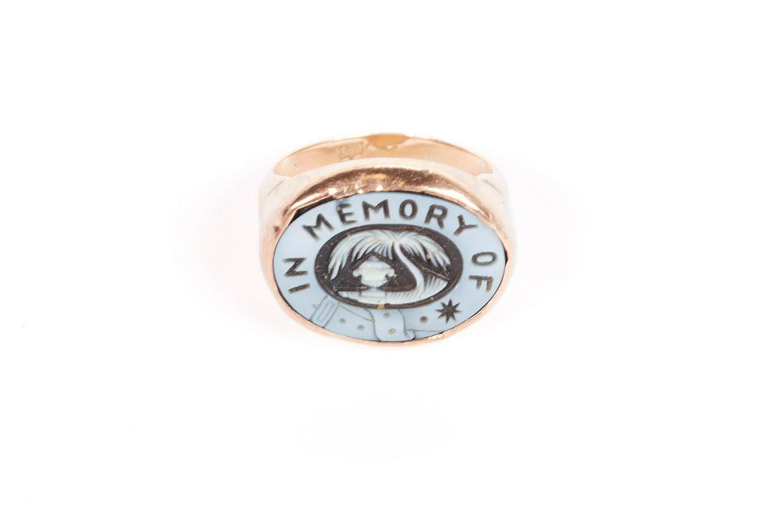GEORGIAN GOLD MOMENTO MORI RING (1 of 6)