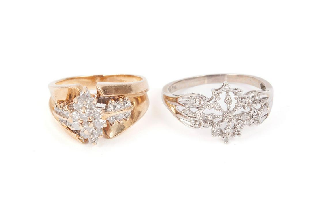 PAIRING OF DIAMOND RINGS (1 of 6)