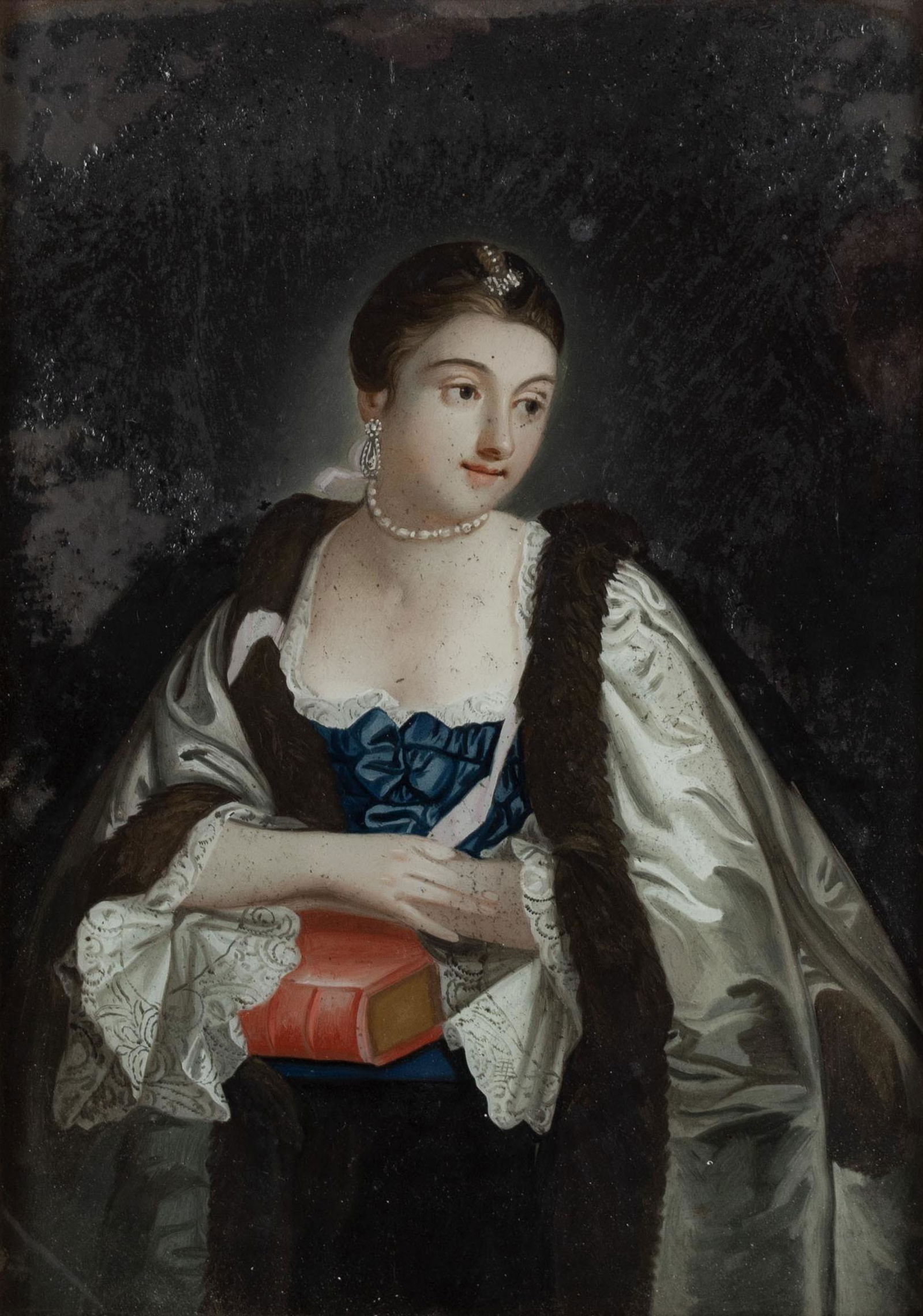 CHINESE EXPORT REVERSE PAINTING ON GLASS (1 of 8)