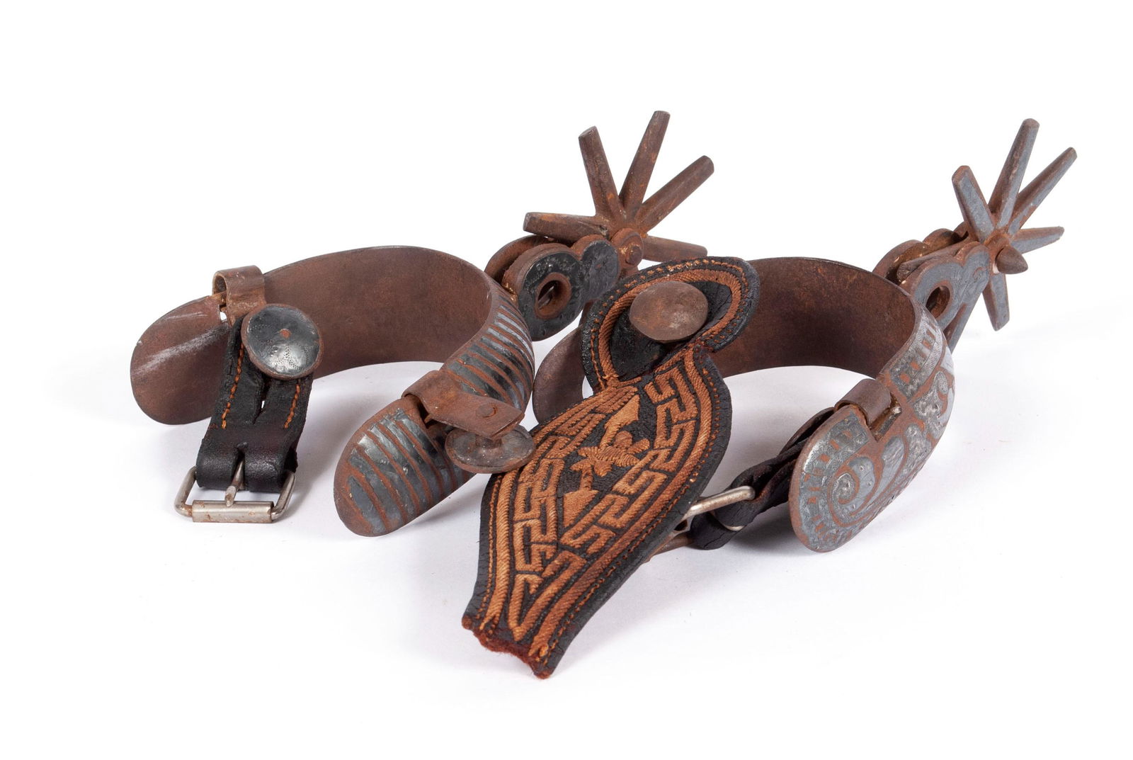 PAIR OF SOUTHWESTERN SPURS (1 of 4)