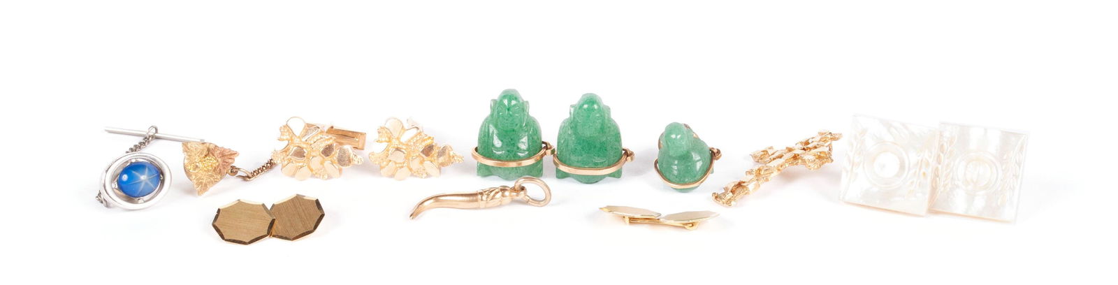 COLLECTION OF CUFFLINKS AND TIE TACKS (1 of 4)