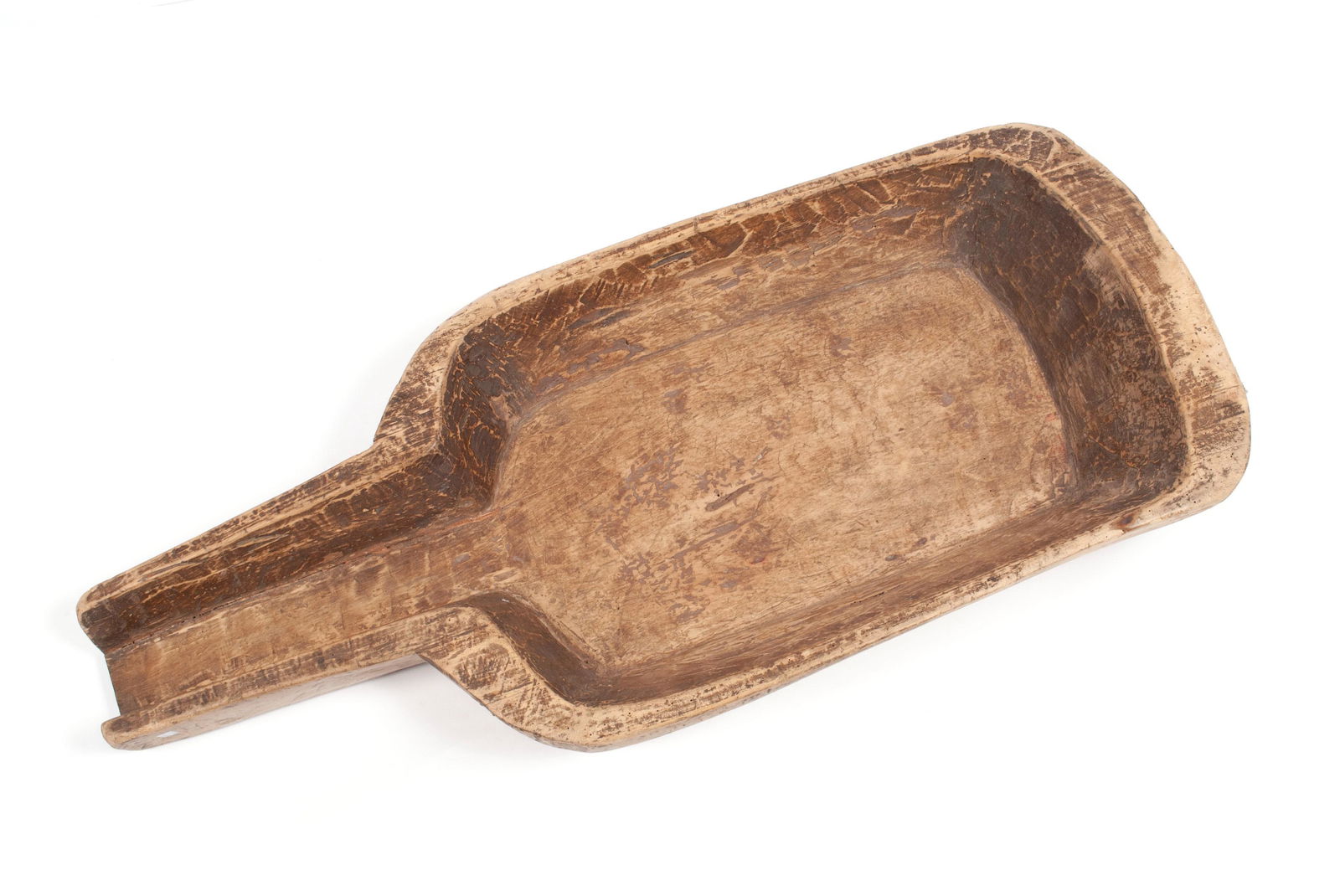 PRIMITIVE WOODEN TROUGH (1 of 3)