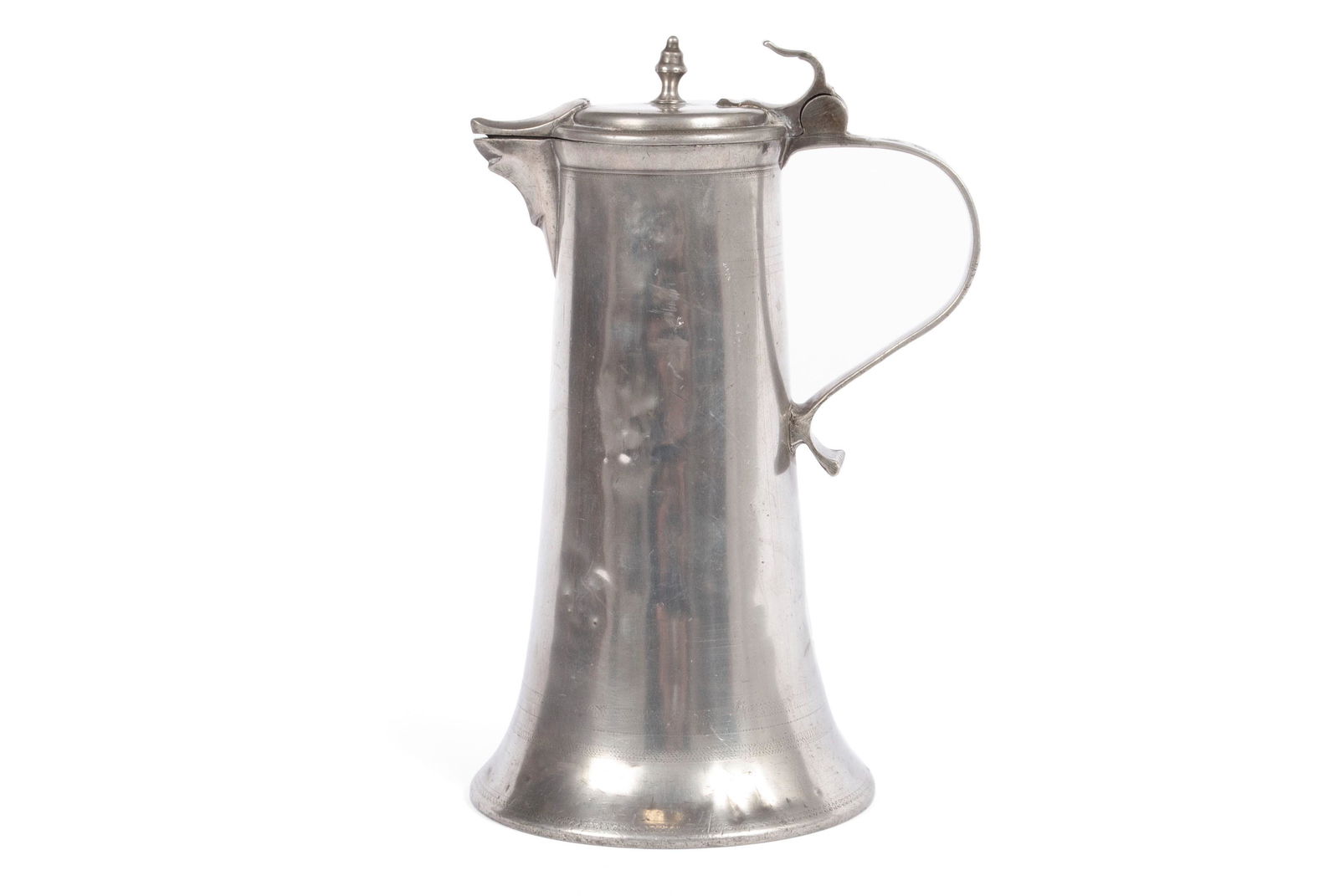 ONE PEWTER LIDDED FRENCH MEASURE (1 of 10)