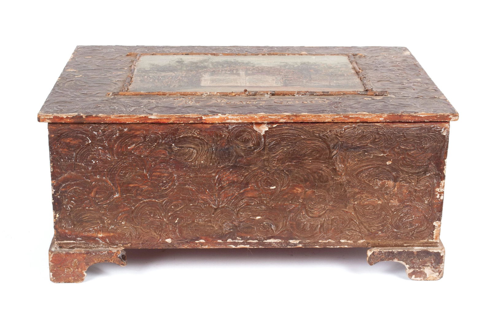 SMALL WOODEN TRUNK (1 of 7)