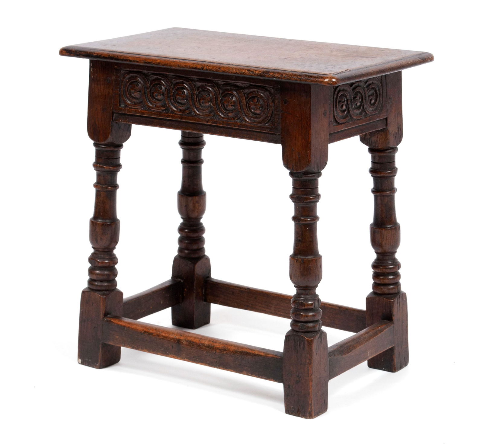 18TH CENTURY ENGLISH JOINT STOOL (1 of 6)