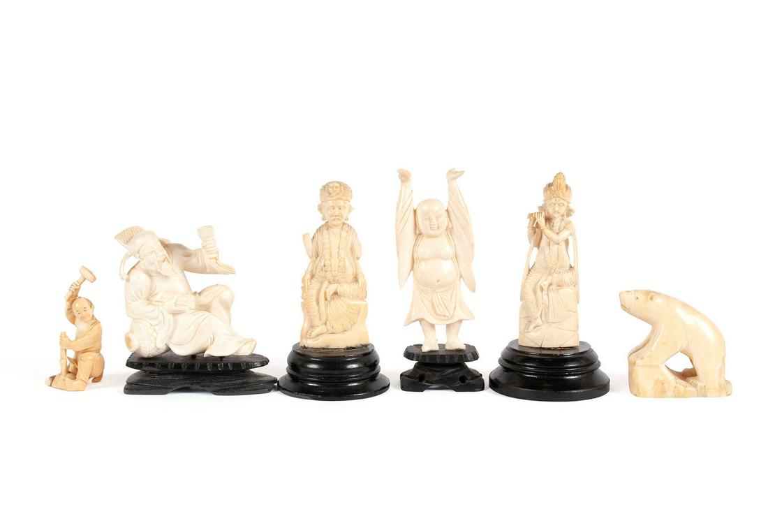 SIX DIMINUTIVE CARVINGS (1 of 7)