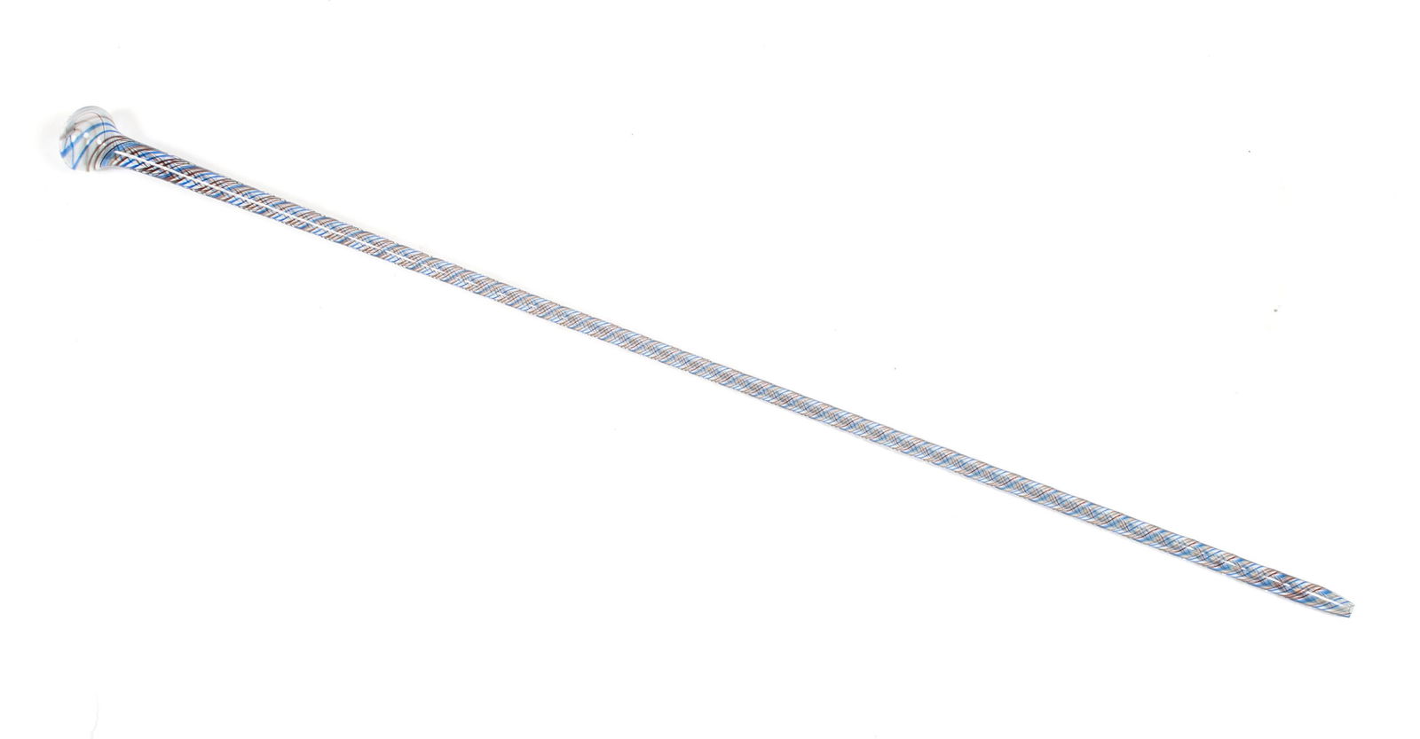 ART GLASS CARNIVAL CANE (1 of 4)