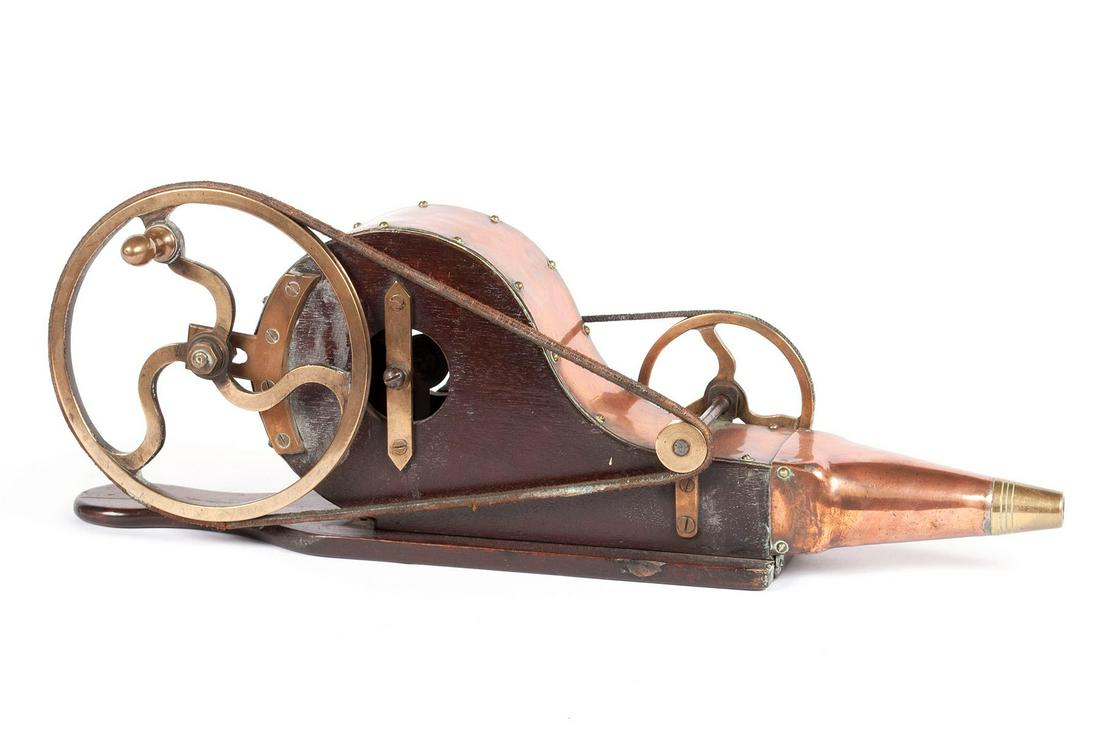 MECHANICAL FIREPLACE PEAT BELLOWS (1 of 4)