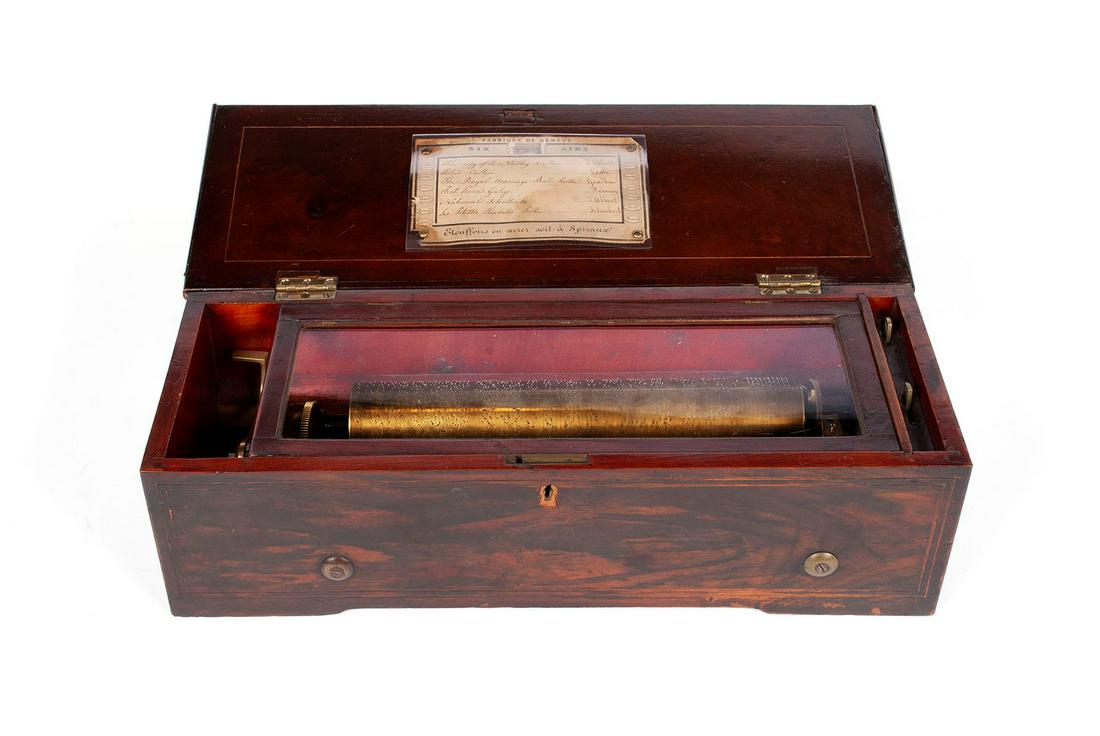 SWISS CYLINDER MUSIC BOX (1 of 9)