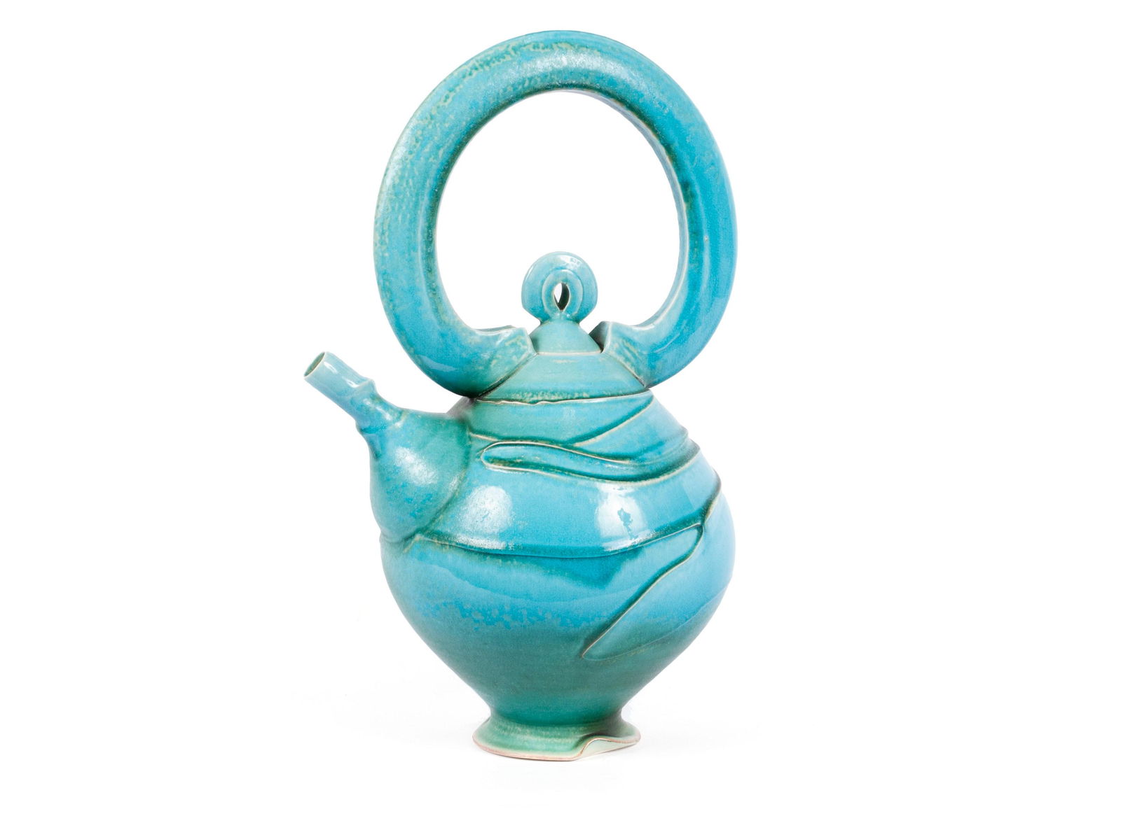 CHRIS STALEY (AMERICAN, B. 1952) STUDIO TEAPOT (1 of 6)