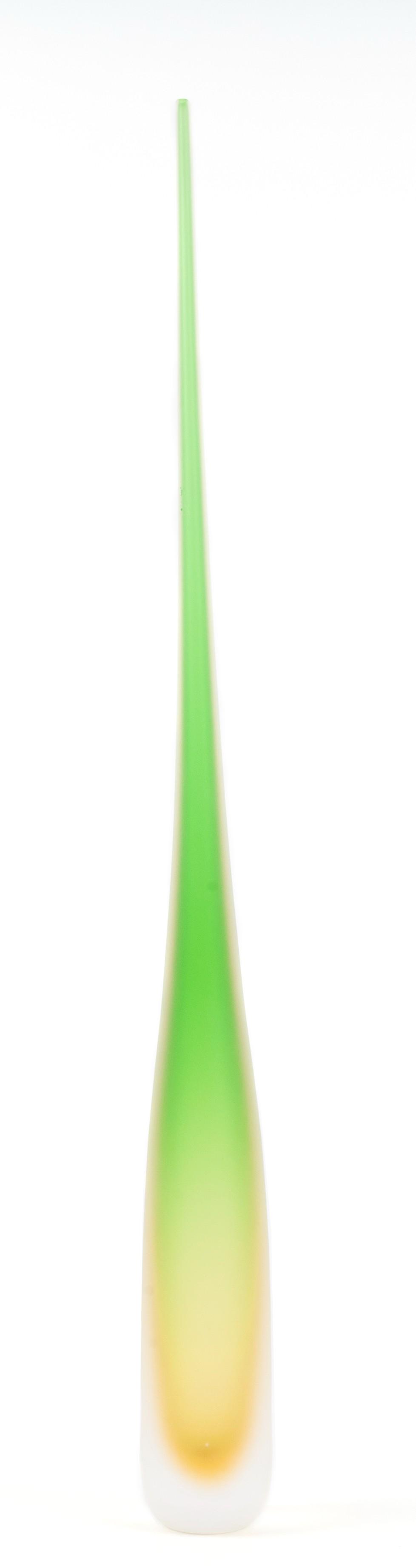 MURANO VIVARINI ART GLASS VASE (1 of 9)