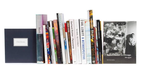 TWENTY-FOUR (24) BOOKS ON 20TH C. ARTISTS: TWENTY-FOUR (24) BOOKS ON 20TH C. ARTISTSIncluding books and exhibition catalogues on Sol Lewitt, Gerhard Richter, Mark Rothko, Chris Kenny, Robert Natkin, Brian Rutenberg, Inka Essenhigh, John Santor