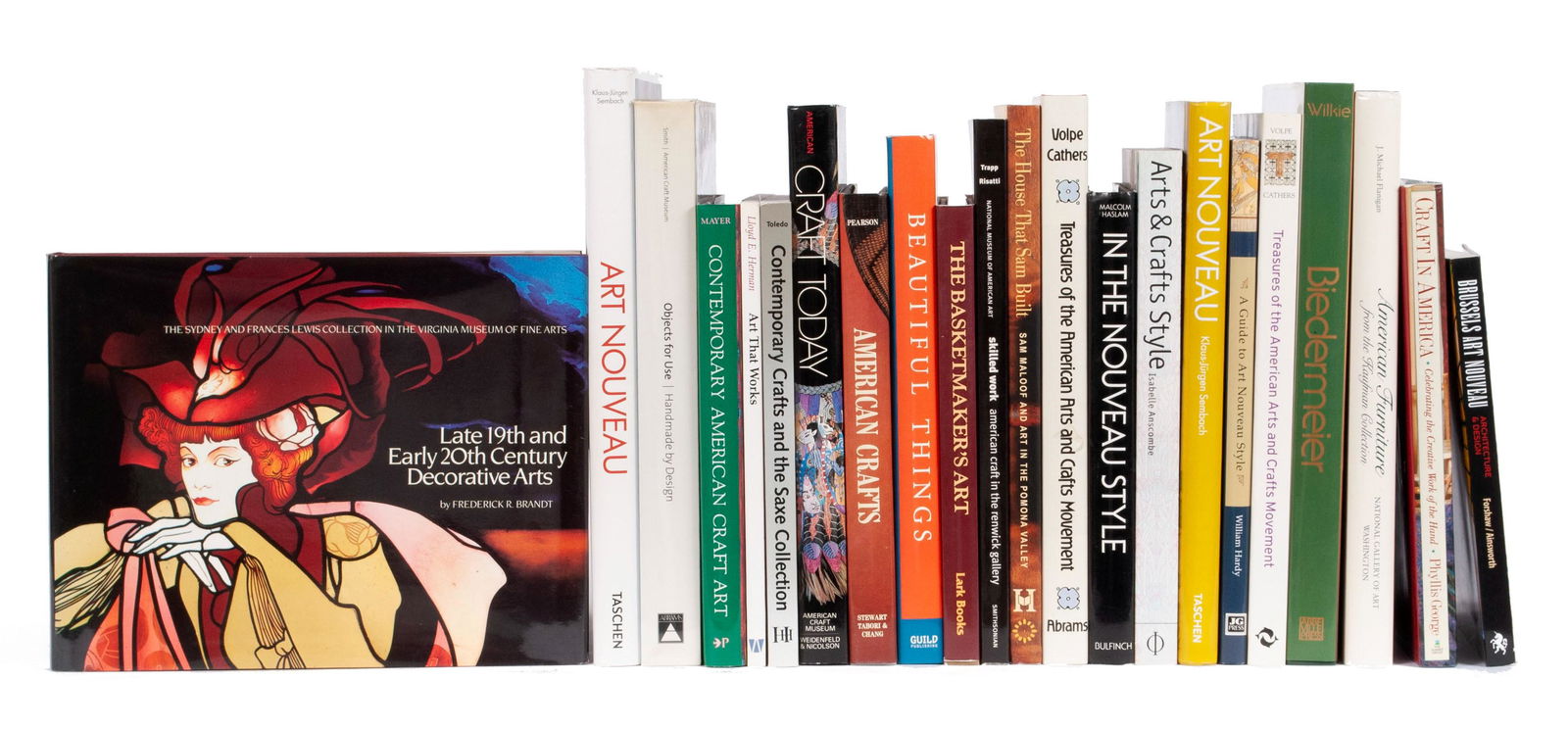 TWENTY-TWO (22) BOOKS ABOUT CRAFTS, ARTS AND CRAFTS, AND ART NOUVEAU (1 of 5)
