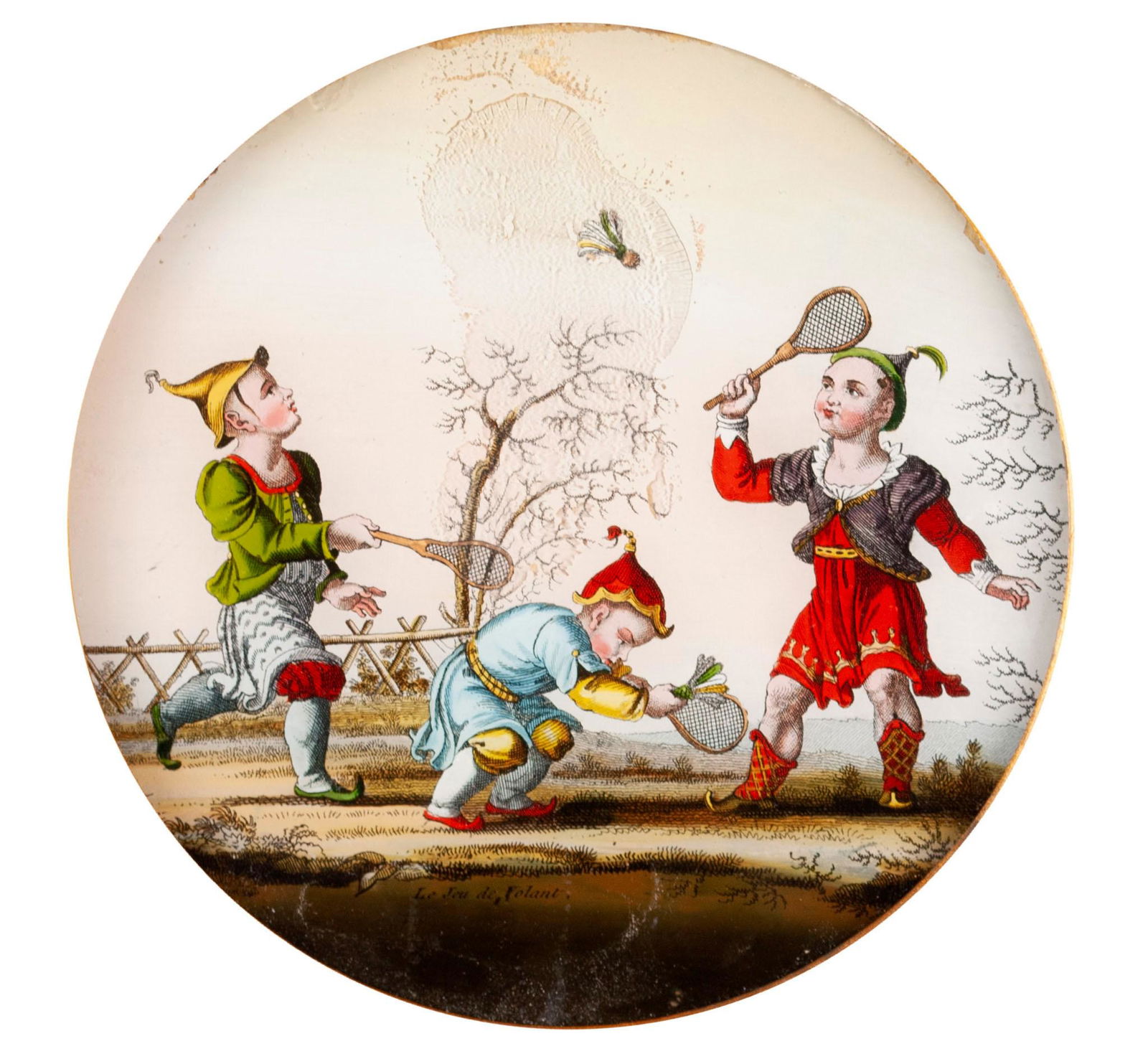 REVERSE GLASS BADMINTON PRINT (1 of 6)