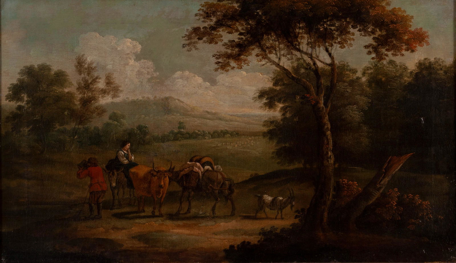 LANDSCAPE OIL PAINTING (EUROPEAN SCHOOL, 19TH CENTURY) (1 of 7)