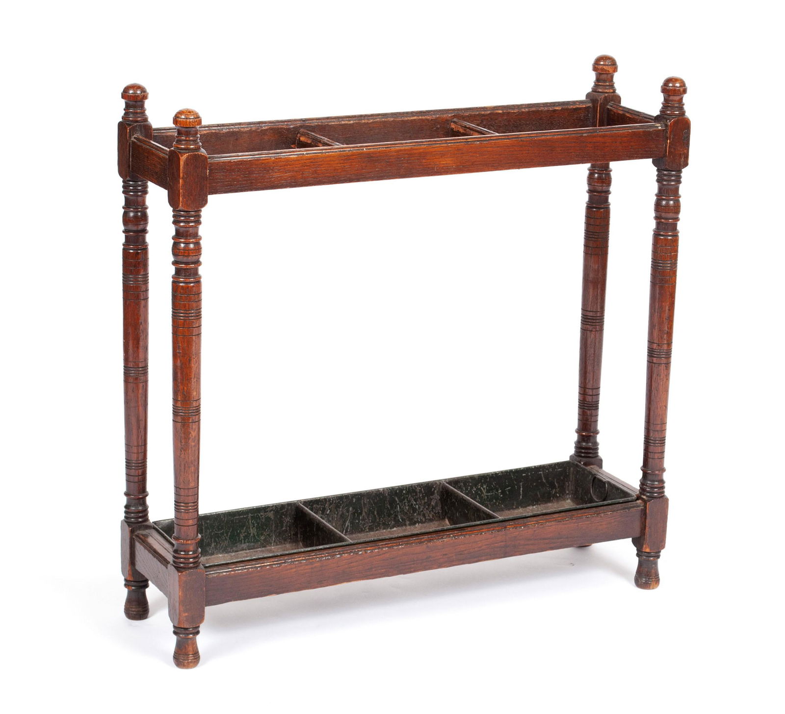 VICTORIAN OAK UMBRELLA STAND (1 of 5)