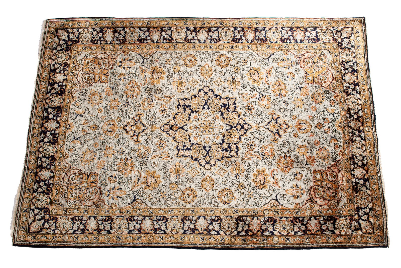SILK QUM AREA RUG (1 of 6)