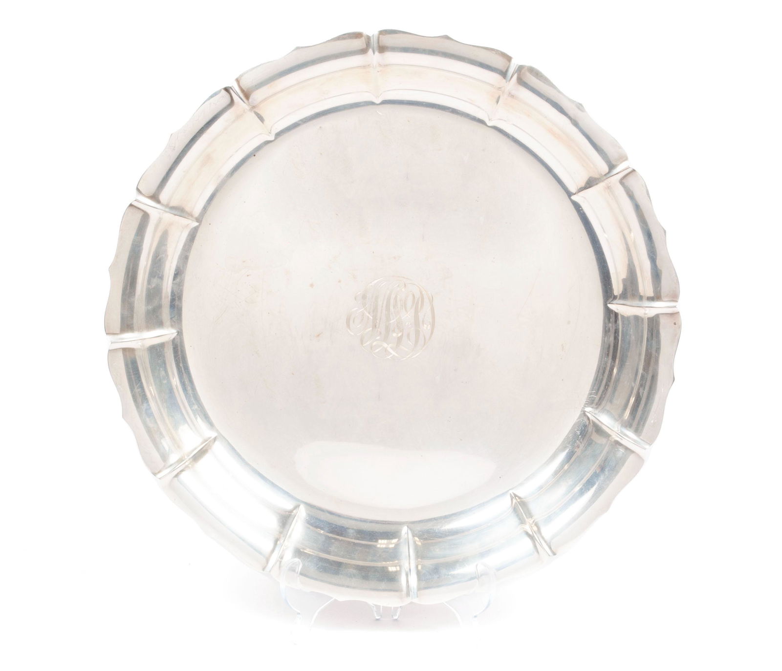 DUBLIN PATTERN STERLING SILVER TRAY (1 of 4)