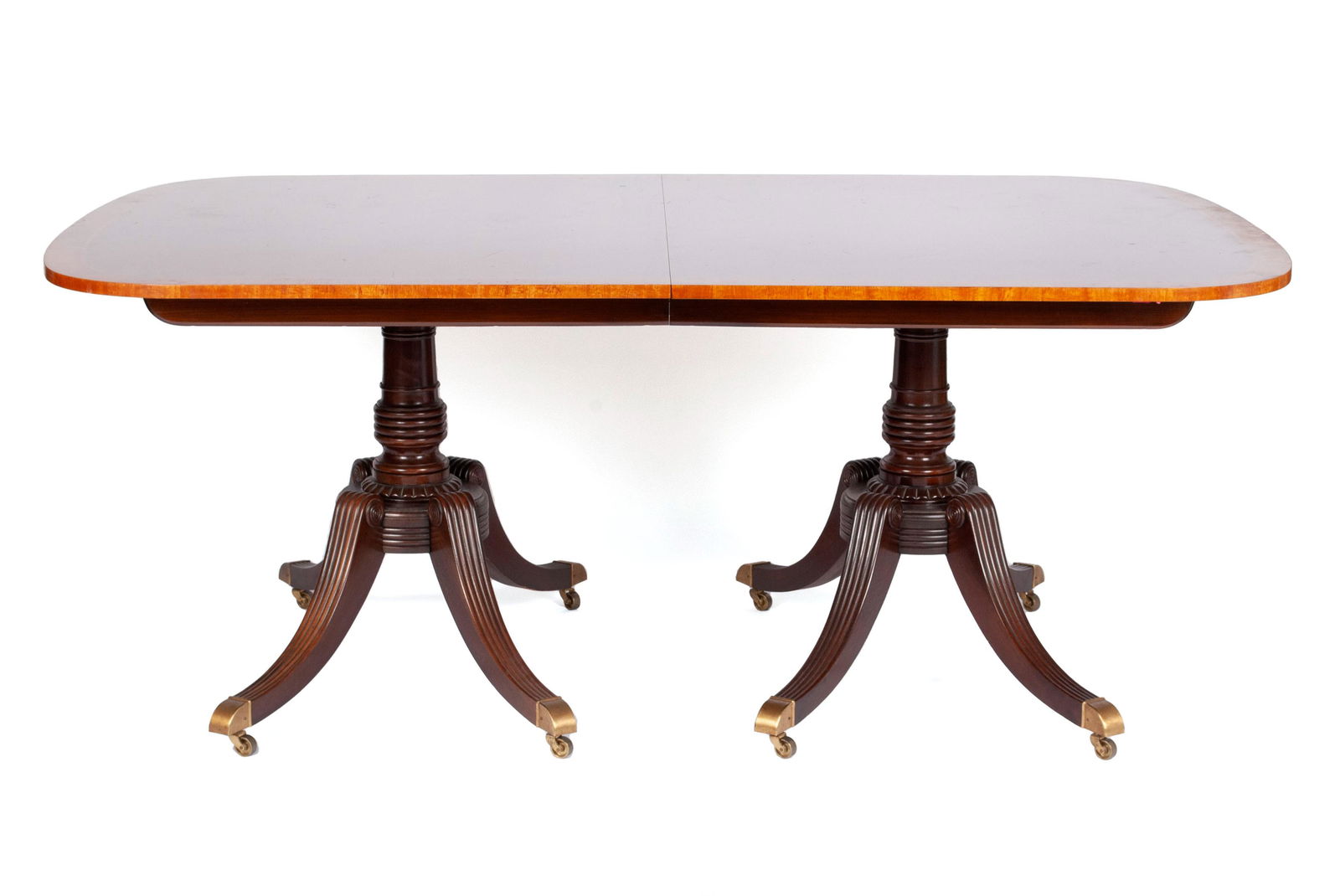 GEORGIAN STYLE BAKER DINING TABLE (1 of 6)