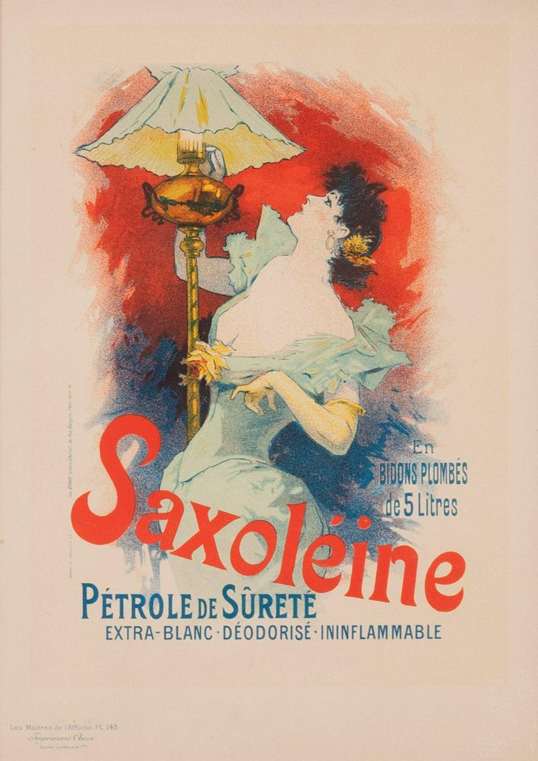 JULES CHERET SAXOLEINE ADVERTISING PRINT (1 of 7)