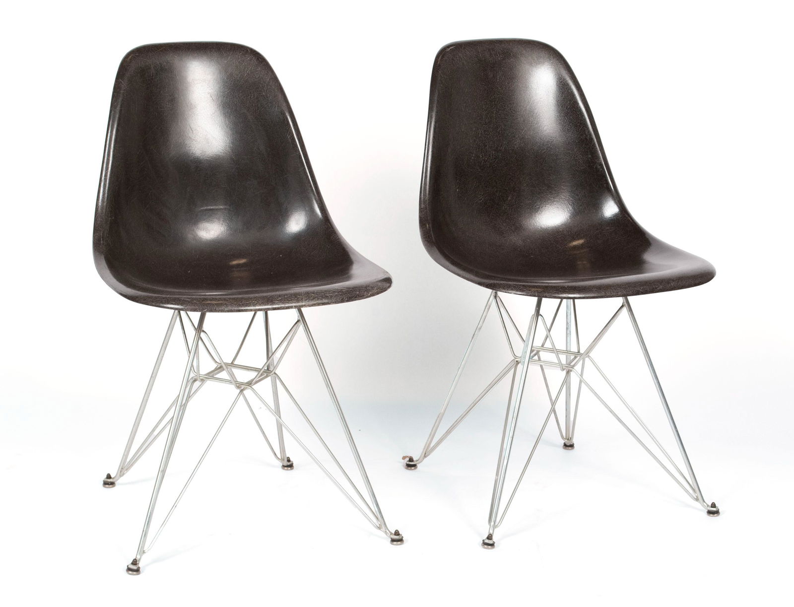 PAIR EAMES FOR HERMAN MILLER EIFFEL TOWER CHAIRS (1 of 6)
