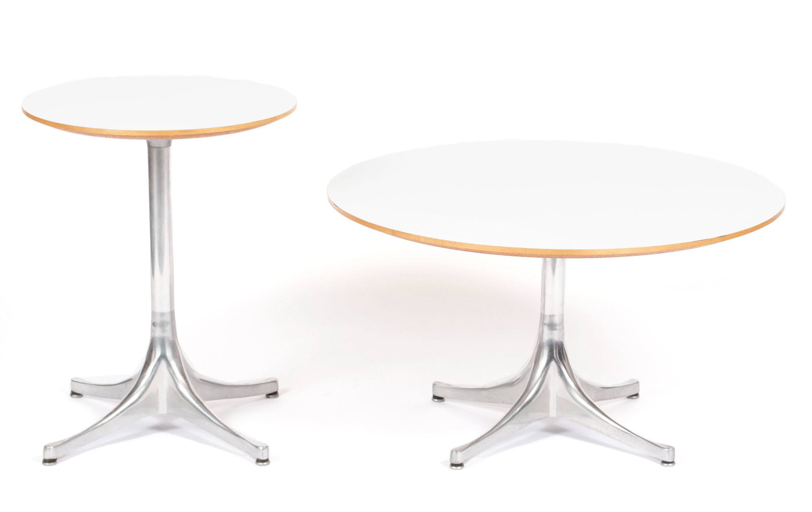 TWO HERMAN MILLER CIRCULAR TABLES (1 of 6)