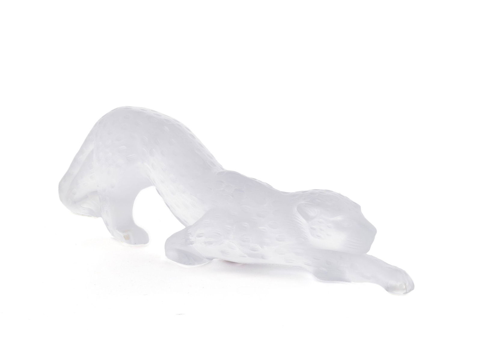 LALIQUE "ZEILA" FROSTED PANTHER (1 of 8)