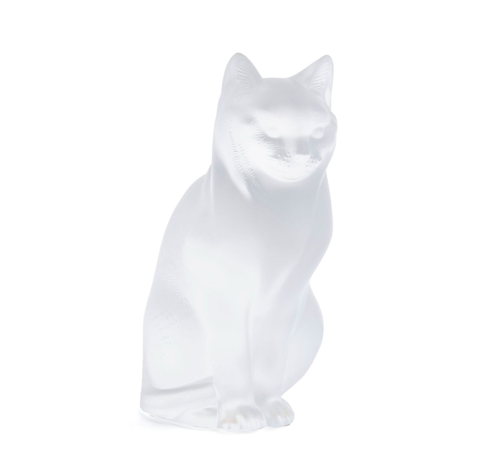 LALIQUE "CHAT ASSIS" STATUETTE (1 of 7)