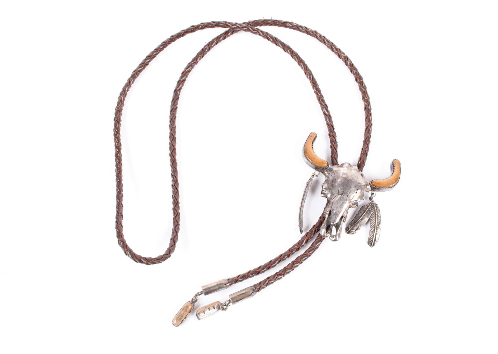 ARTISANAL STEER HEAD BOLO TIE (1 of 4)