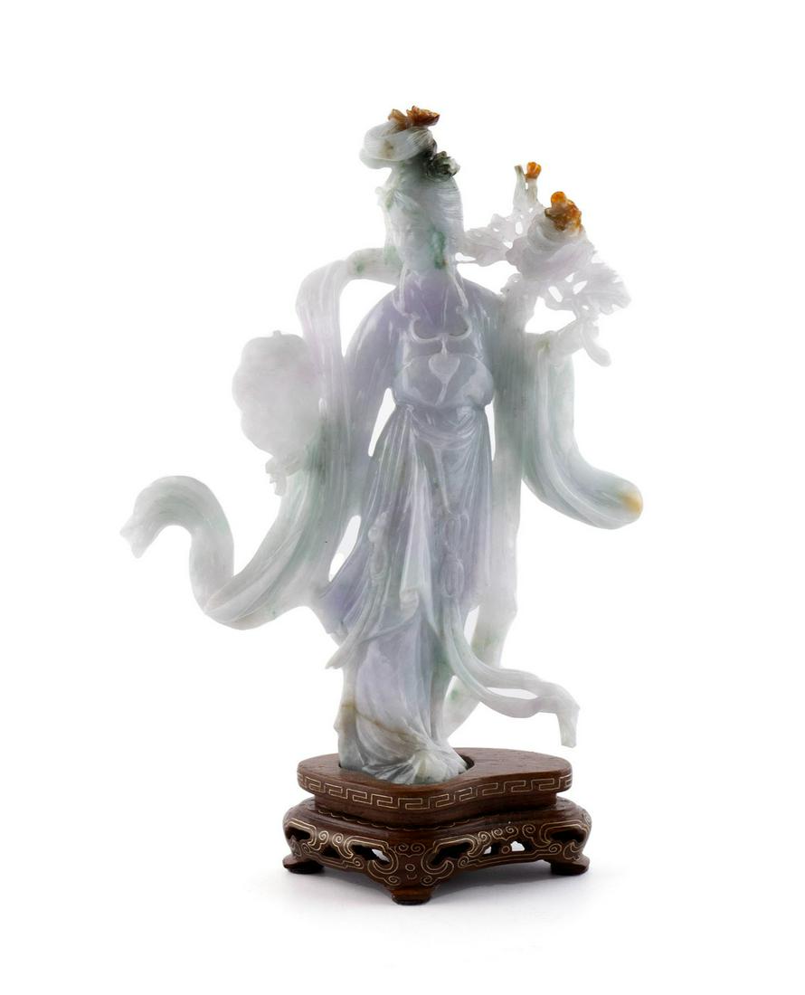 LAVENDER JADE CARVED GUANYIN (1 of 7)