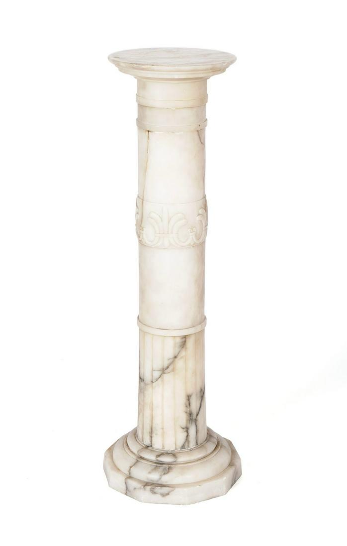 ALABASTER PEDESTAL (1 of 7)