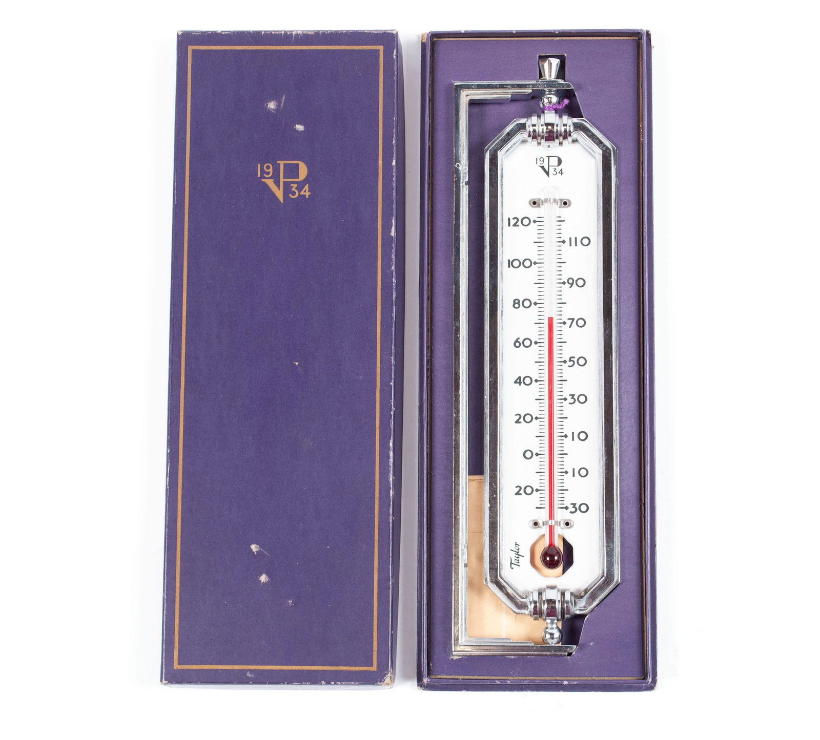 VEILED PROPHET SECRET SOCIETY 1934 SOUVENIR THERMOMETER (1 of 4)