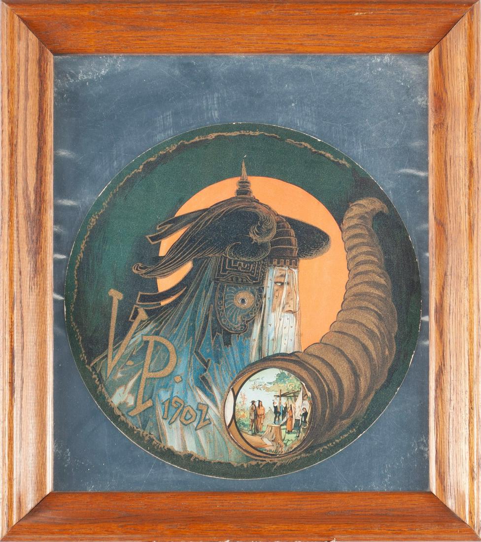 VEILED PROPHET SECRET SOCIETY 1902 ROTATIONAL INVITATION (1 of 4)