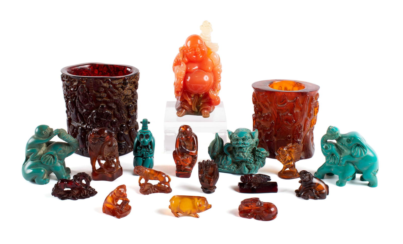 COLLECTION OF CHINESE CARVINGS (1 of 6)