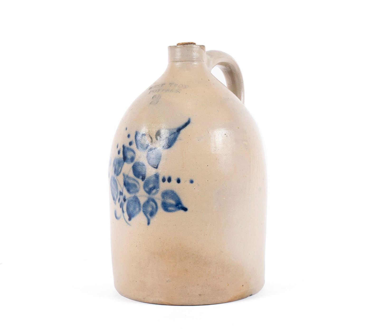 TWO GALLON WEST TROY CROCK JUG (1 of 7)