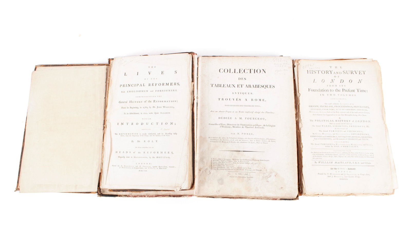 THREE 18TH C. FOLIO BOOKS (1 of 8)