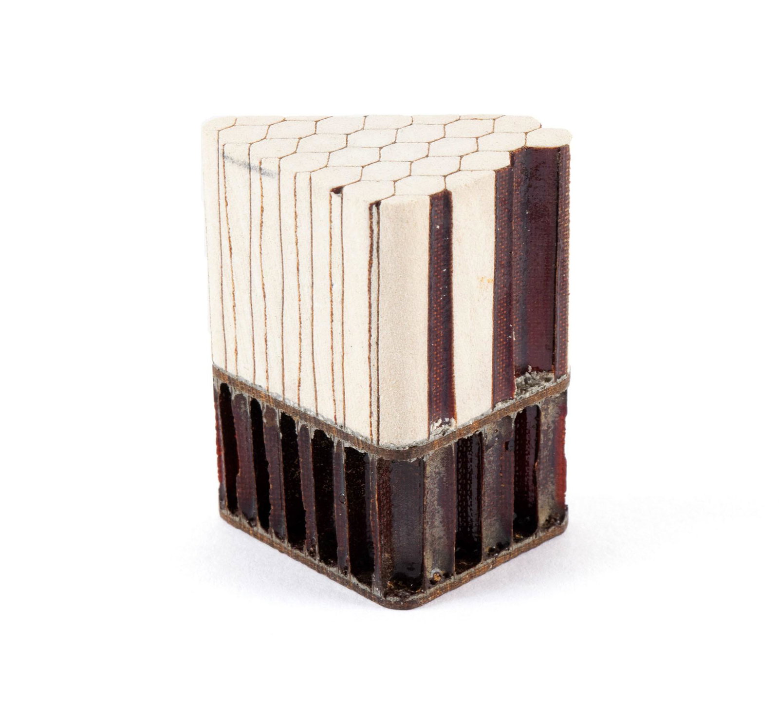 AN UNUSED HEAT SHIELD FRAGMENT: AN UNUSED HEAT SHIELD FRAGMENTAmerican, third quarter 20th century. This small triangular fragment of a heat shield, probably of Gemini VIII, astronauts Neil Armstrong and David Scott, March 16, 1966.