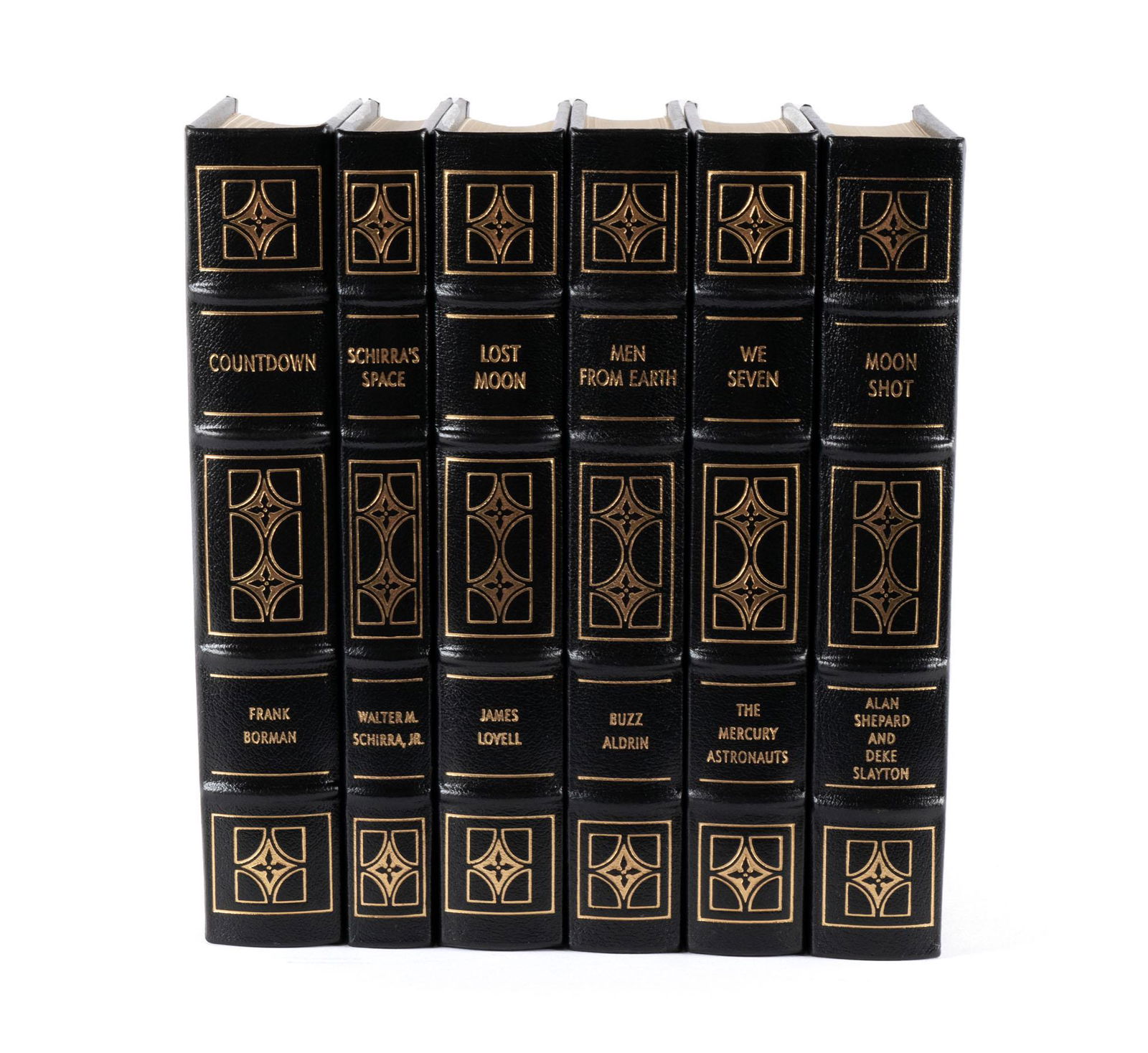 SIX SIGNED COLLECTOR'S EDITIONS FROM THE ASTRONAUT'S LIBRARY, EASTON PRESS (1 of 15)