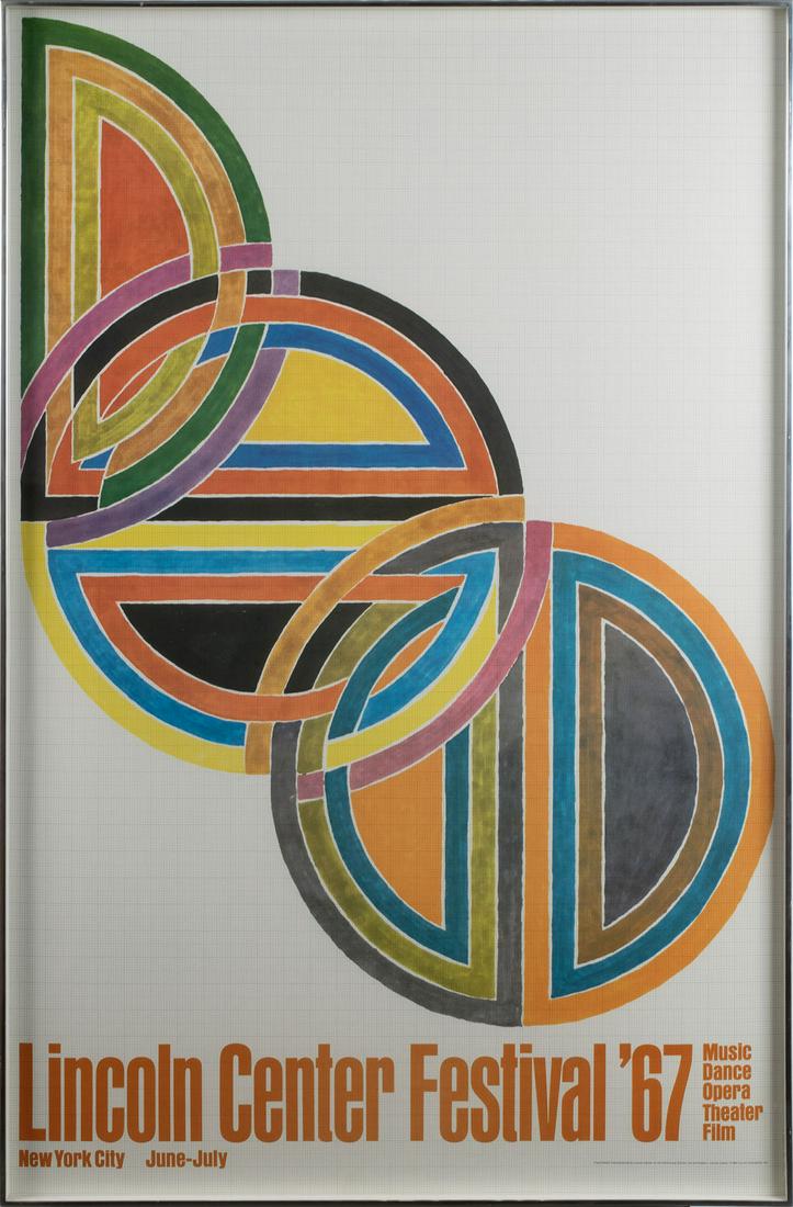FRANK STELLA "LINCOLN CENTER FESTIVAL" POSTER (1 of 7)